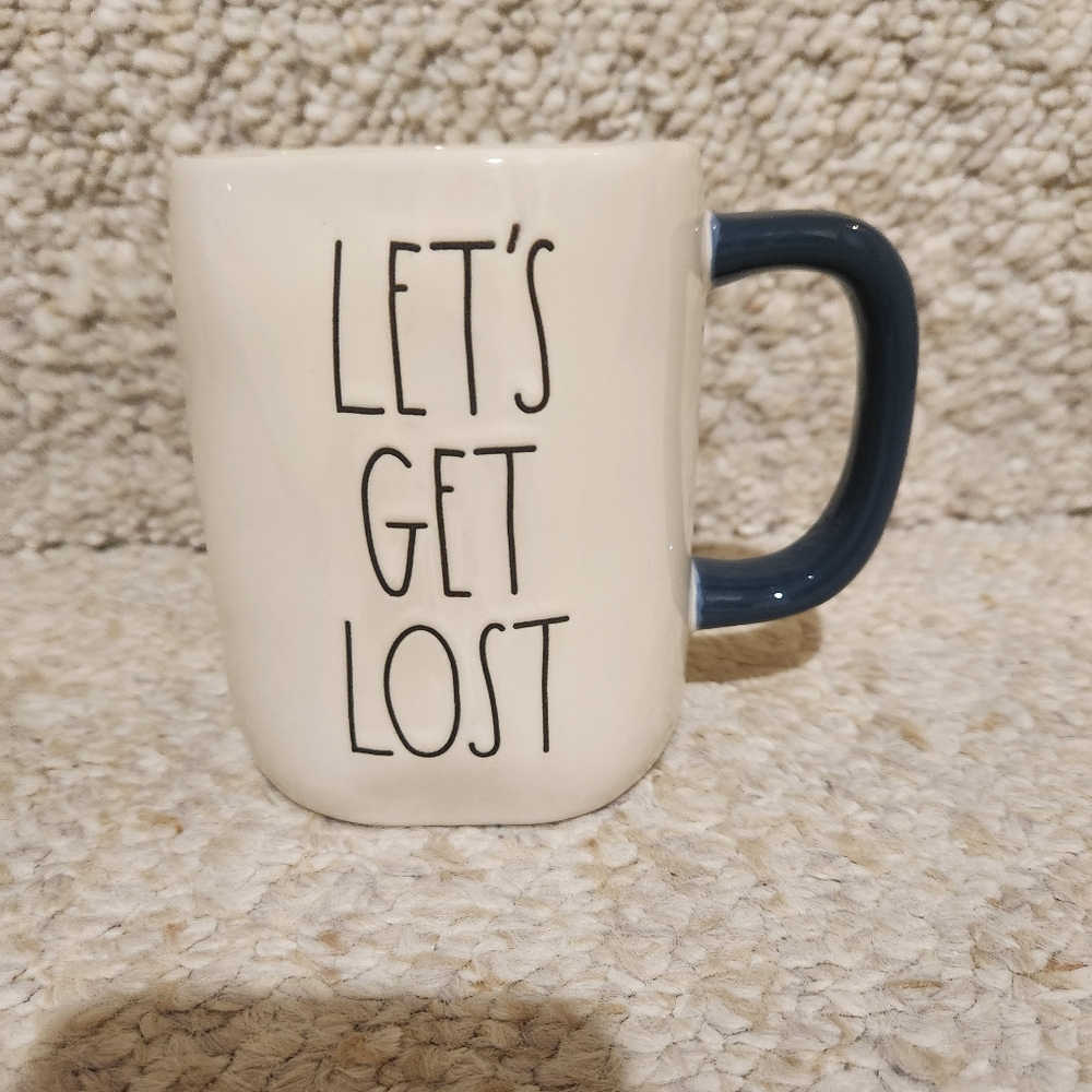 NWT Rae Dunn Let's Get Lost Mug